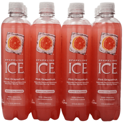 Sparkling ICE Spring Water Pink Grapefruit 17-Ounce Bottles