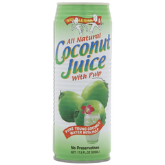 Amy & Brian Natural Coconut Juice with Pulp 17.5 - Ounce Tins