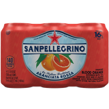 San Pellegrino Sparkling Fruit Beverages Aranciata Rossa-Blood Orange
