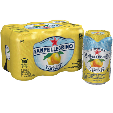 San Pellegrino Sparkling Fruit Beverages Limonata-Lemon