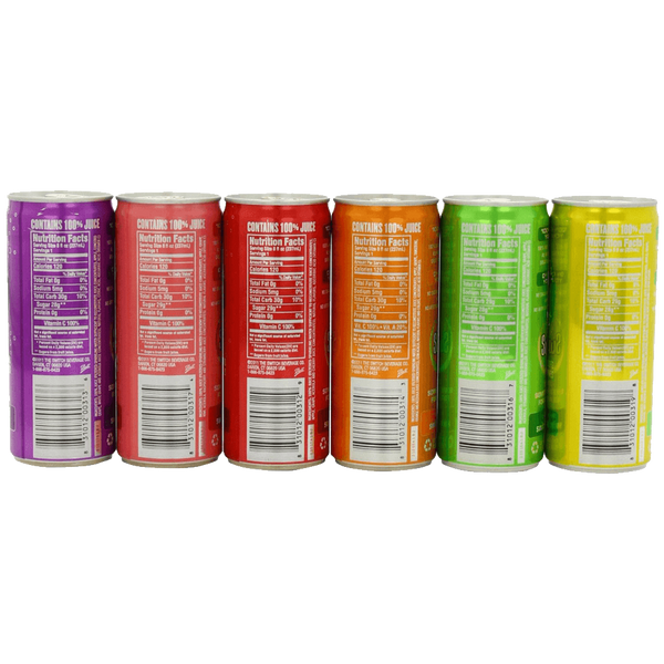 The Switch Sparkling Juice Variety Pack 8Ounce Cans Sober