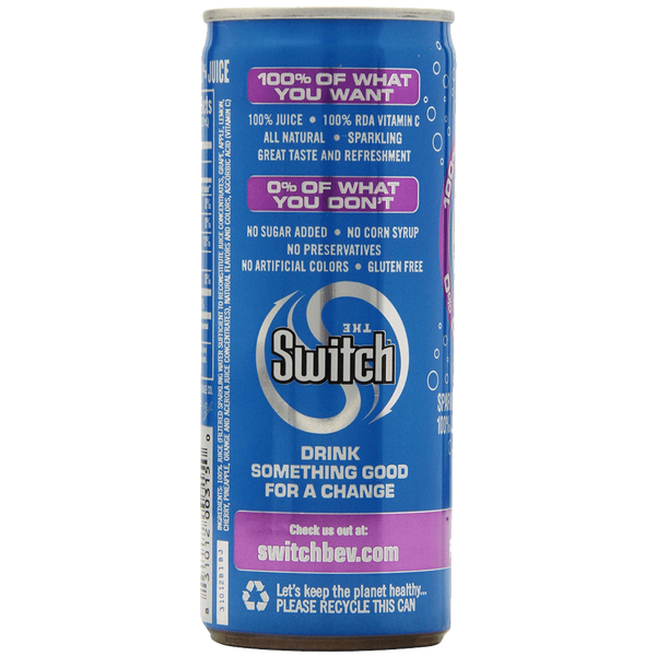 The Switch Sparkling Juice Variety Pack 8Ounce Cans Sober